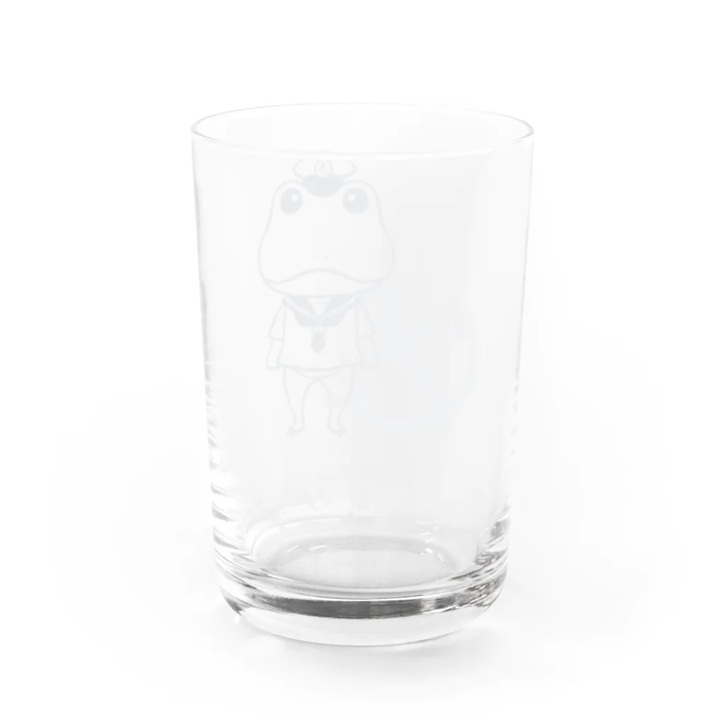 mitako1018の海蛙（夏服・単色ver） Water Glass :back