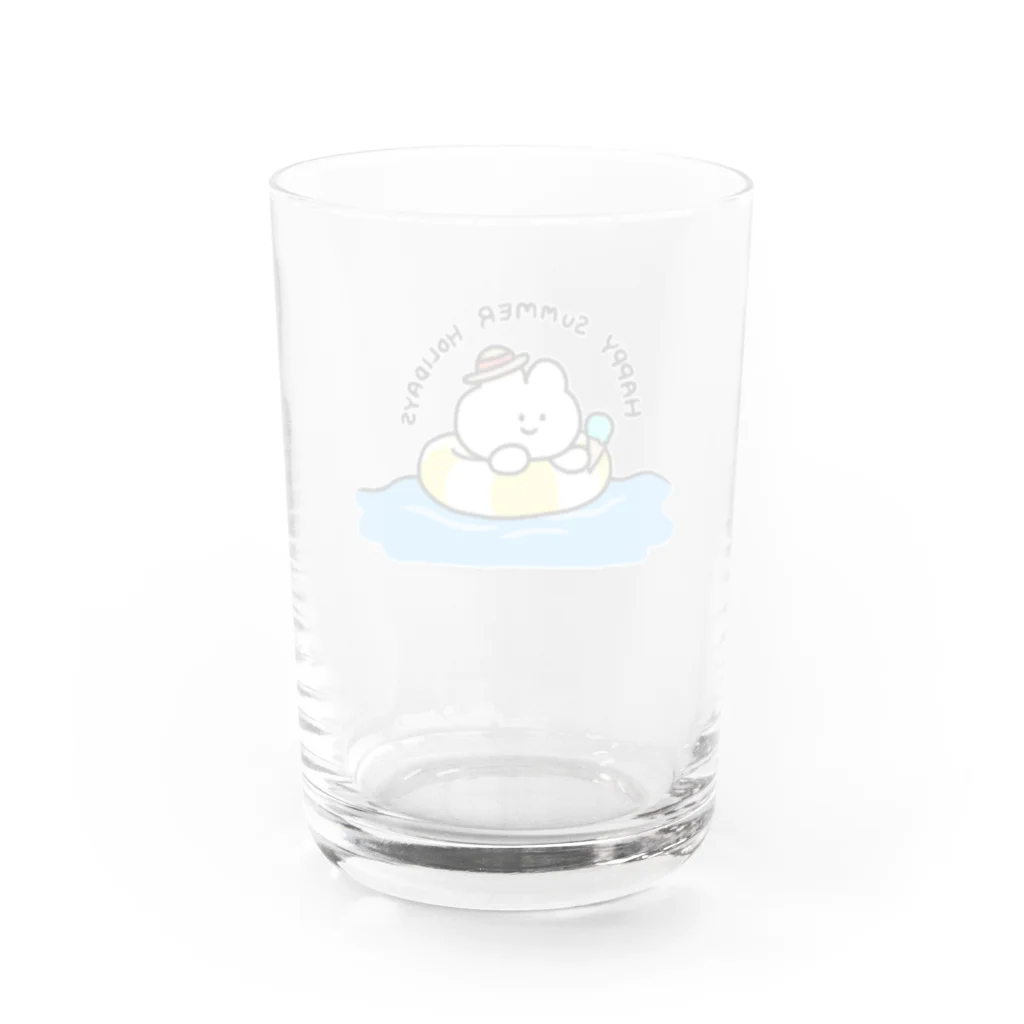 you be sheのHAPPY SUMMER HOLIDAYS Water Glass :back