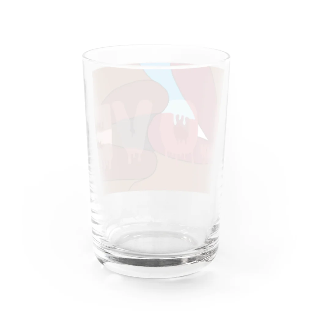 crazycocoのLOVE and DREAM Water Glass :back