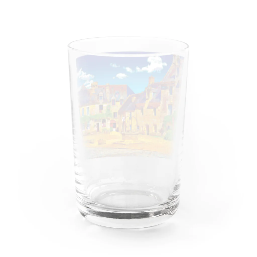 GALLERY misutawoのフランス ロクロナンの街角 Water Glass :back