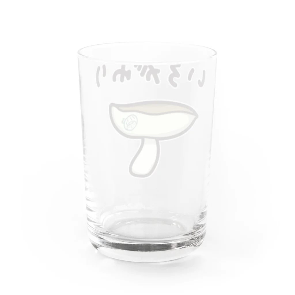 きくのらくがきのいろがわりときく Water Glass :back