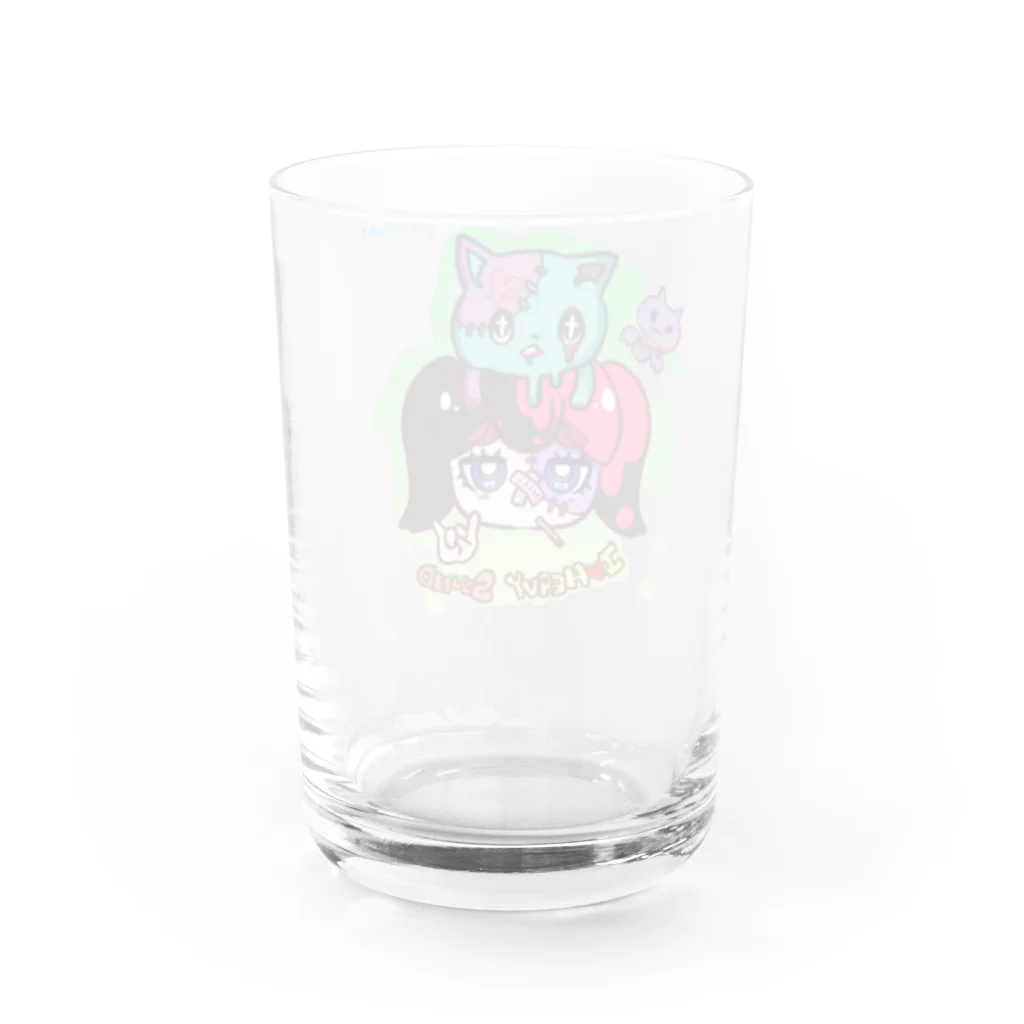 （猫）マリン製作所のHeavy soundちゃん Water Glass :back