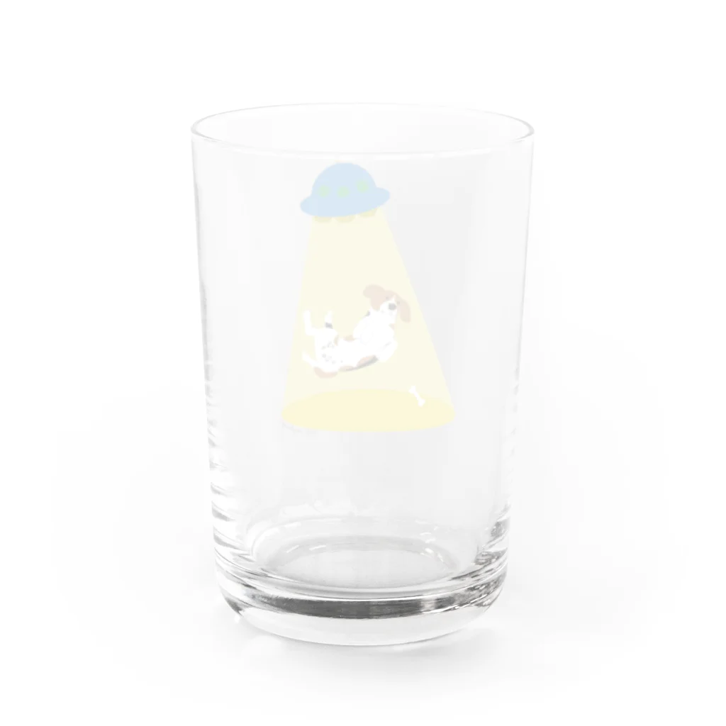 ELLE_mybeagleのアブダクション・ビーグル Water Glass :back