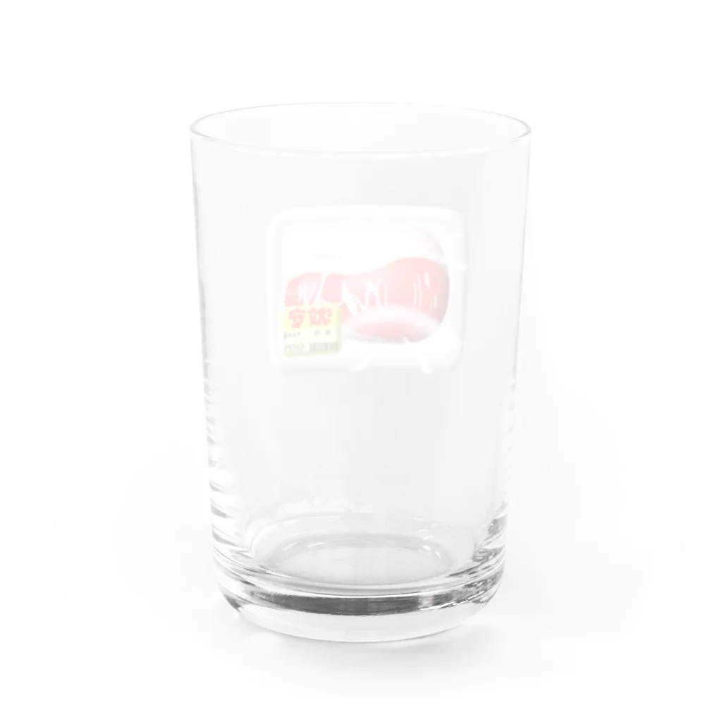 最強すーぱーすーぱーあめいじんぐのパック肉 Water Glass :back