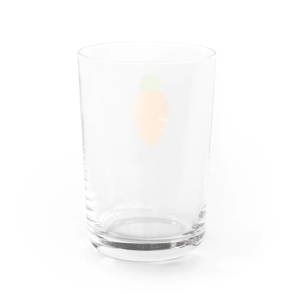 さんぽ / sampoのにんじん Water Glass :back