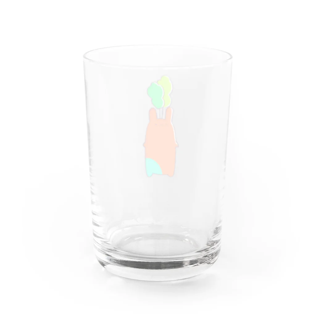 緋野叶越のうさにん Water Glass :back