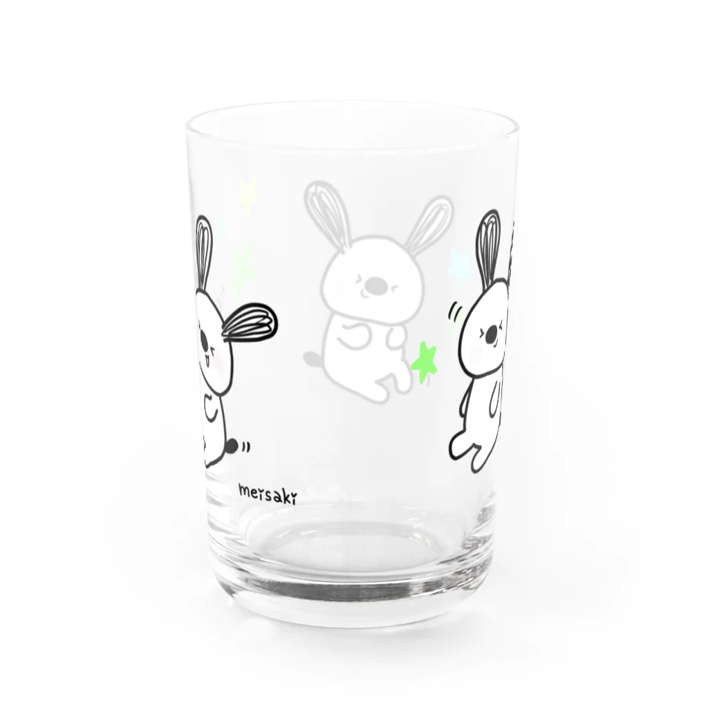 meisaki shopの笑い転げて ぺんでぽん（星⭐️） Water Glass :back