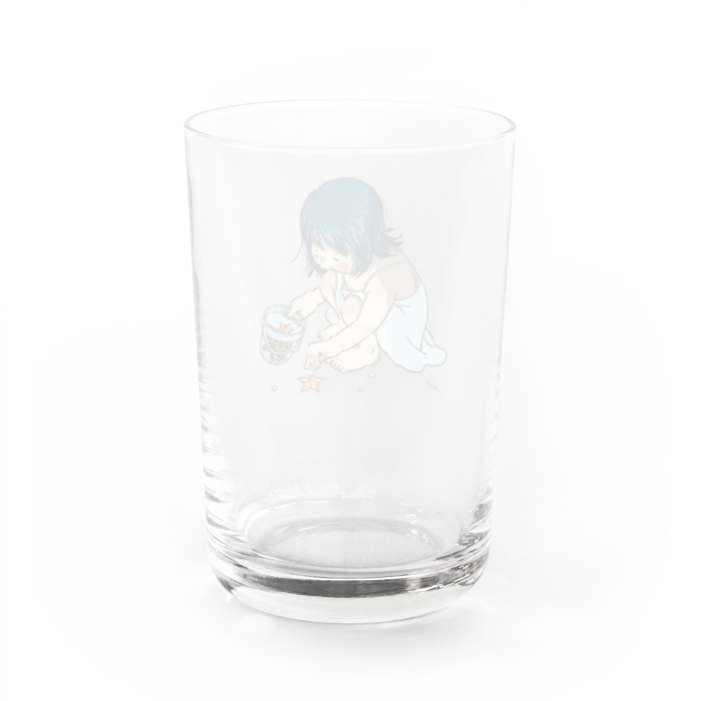 エダユカの星をひろう Water Glass :back