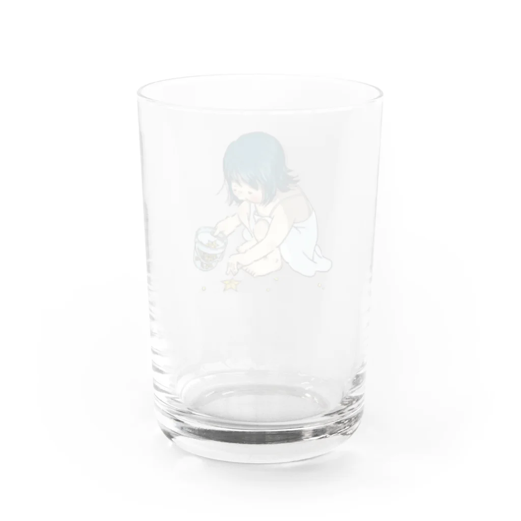 エダユカの星をひろう Water Glass :back