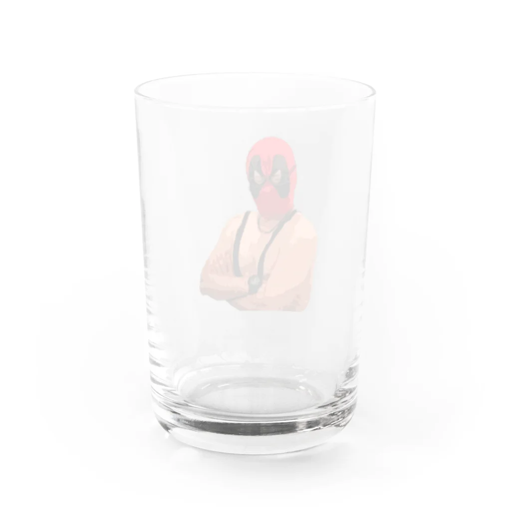 マスクマンのマスクマン2 Water Glass :back
