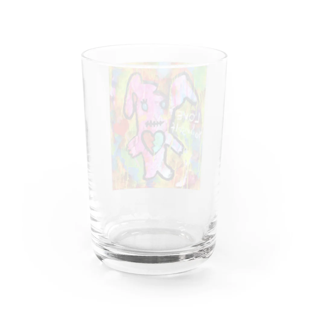 Miiie（ミエ）のラブユアセルフ Water Glass :back