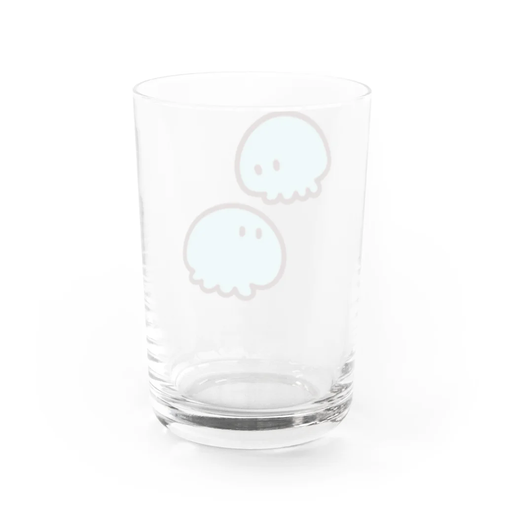 果樹れもね🍋ｲﾗｽﾄﾚｰﾀｰのすいすいむ (クラゲ) Water Glass :back
