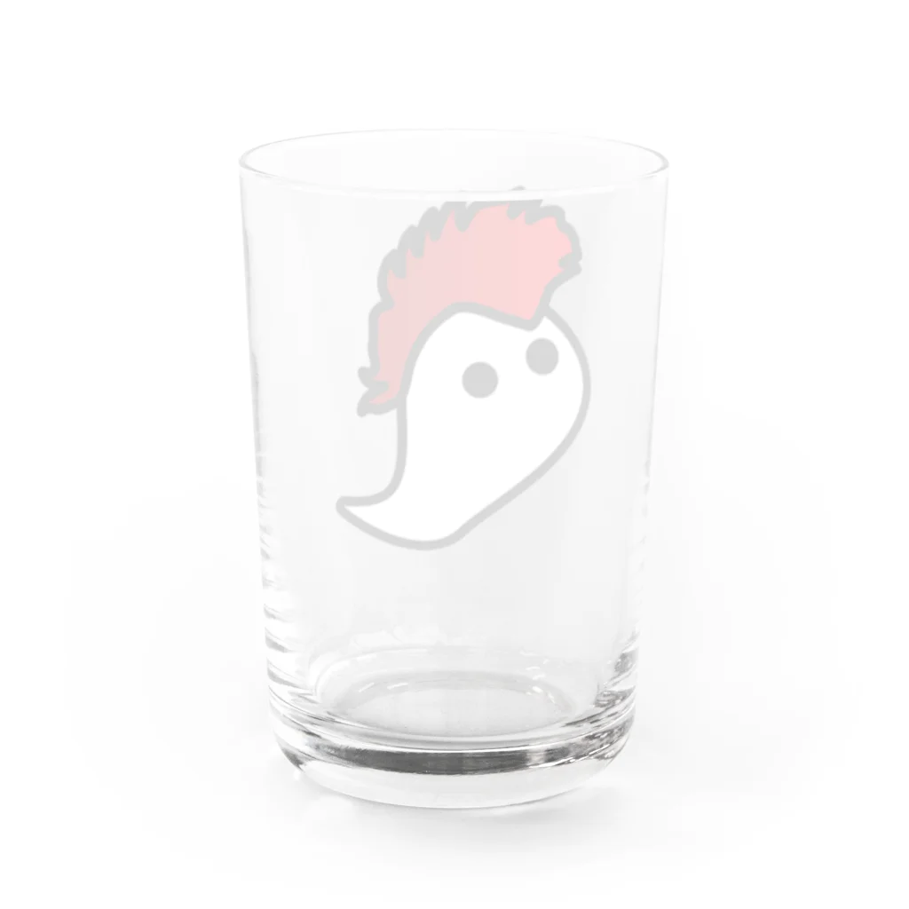 ヨープキャンが気になったのヒャッハーって言いそうなおばけ Water Glass :back