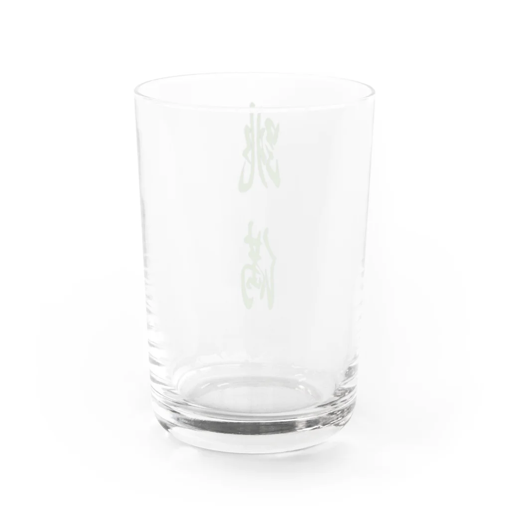 KANdoraMOROnoriの跳満 Water Glass :back