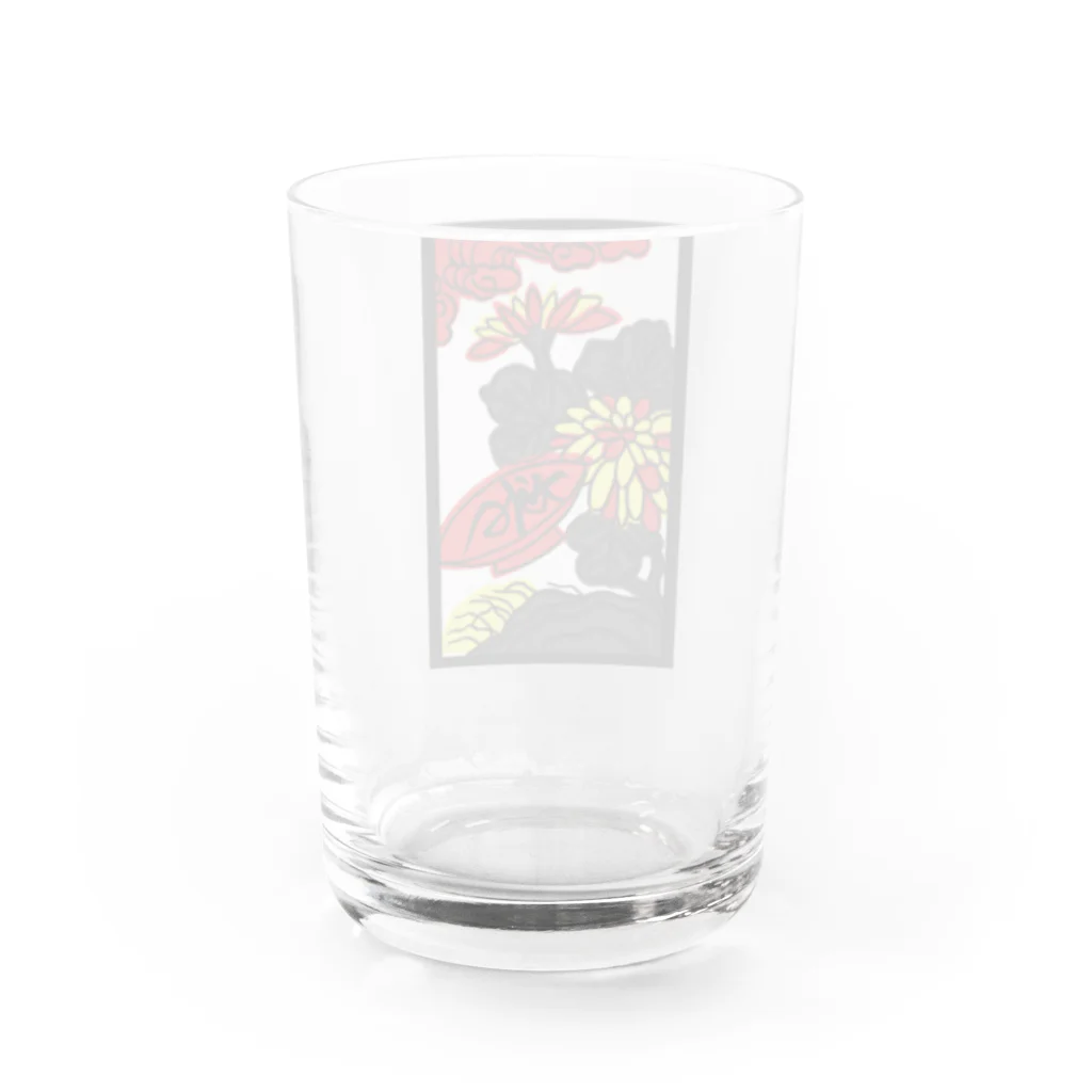 quest2022_2の菊にグラス Water Glass :back