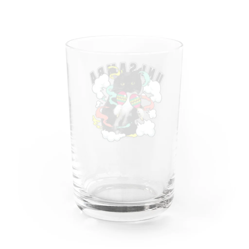 CATFIRSTのUNI SAMBA Water Glass :back