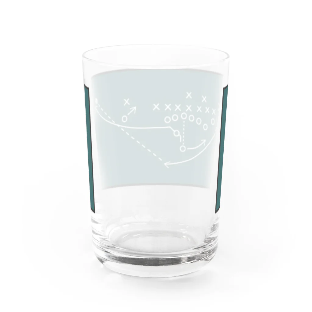 AAアメフトのPhilly Special Water Glass :back