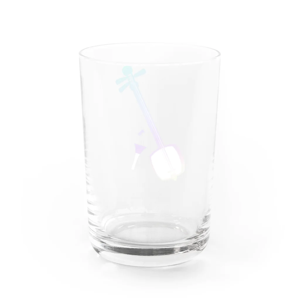 綾錦工房 りこりすの津軽三味線【黎明】- 構 Water Glass :back