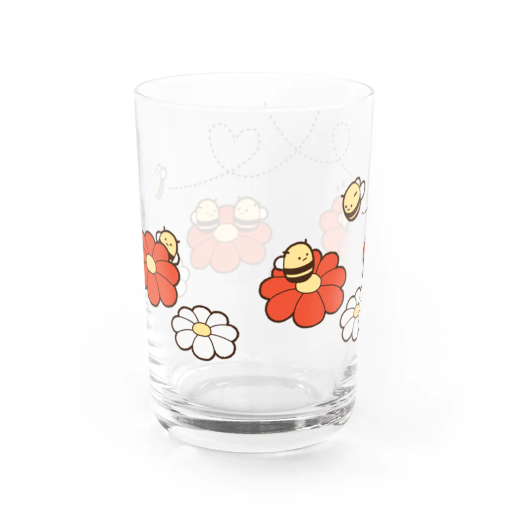 HAKKO'S KITCHEN SUZURIのおはなばたけ Water Glass :back