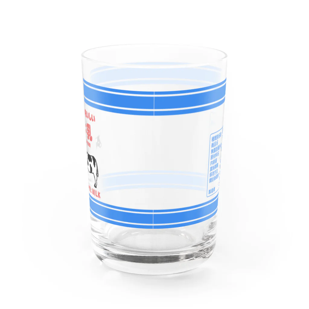 こまちのお部屋の【ご連絡用】牛乳がすごくおいしくなるグラスTシャツ Water Glass :back