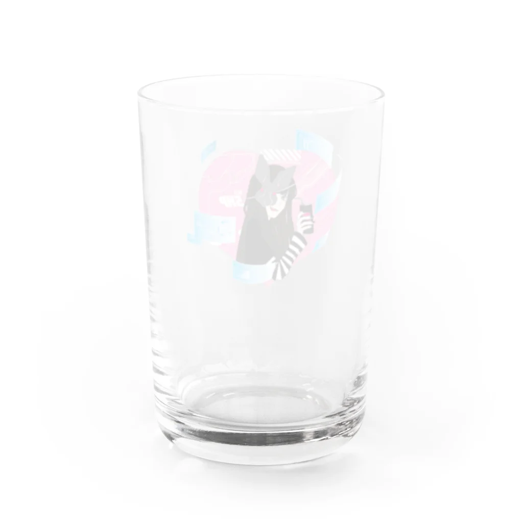 napocha_のホス狂パンク Water Glass :back