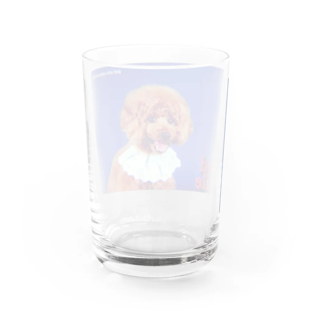 temple islandの70s USA ver Good smile dog Water Glass :back