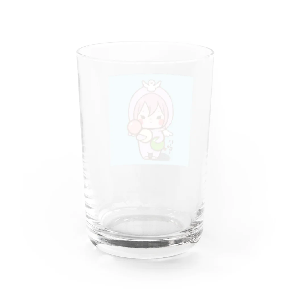 harpy's Shop🕊のお団子ハピとウタ Water Glass :back