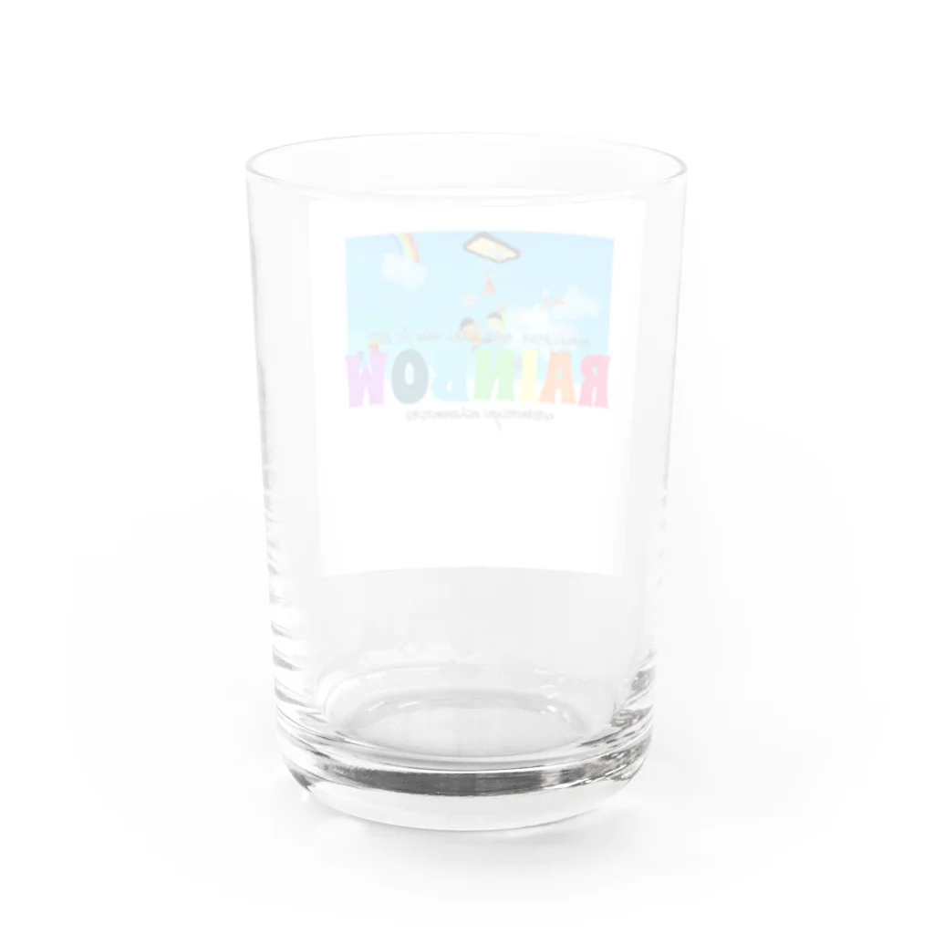 ミッドナイトゲットアウトFESグッズSHOPのRAINBOWグッズ Water Glass :back