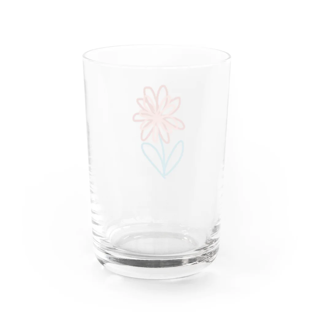 flower-flowersのflower A-1 Water Glass :back