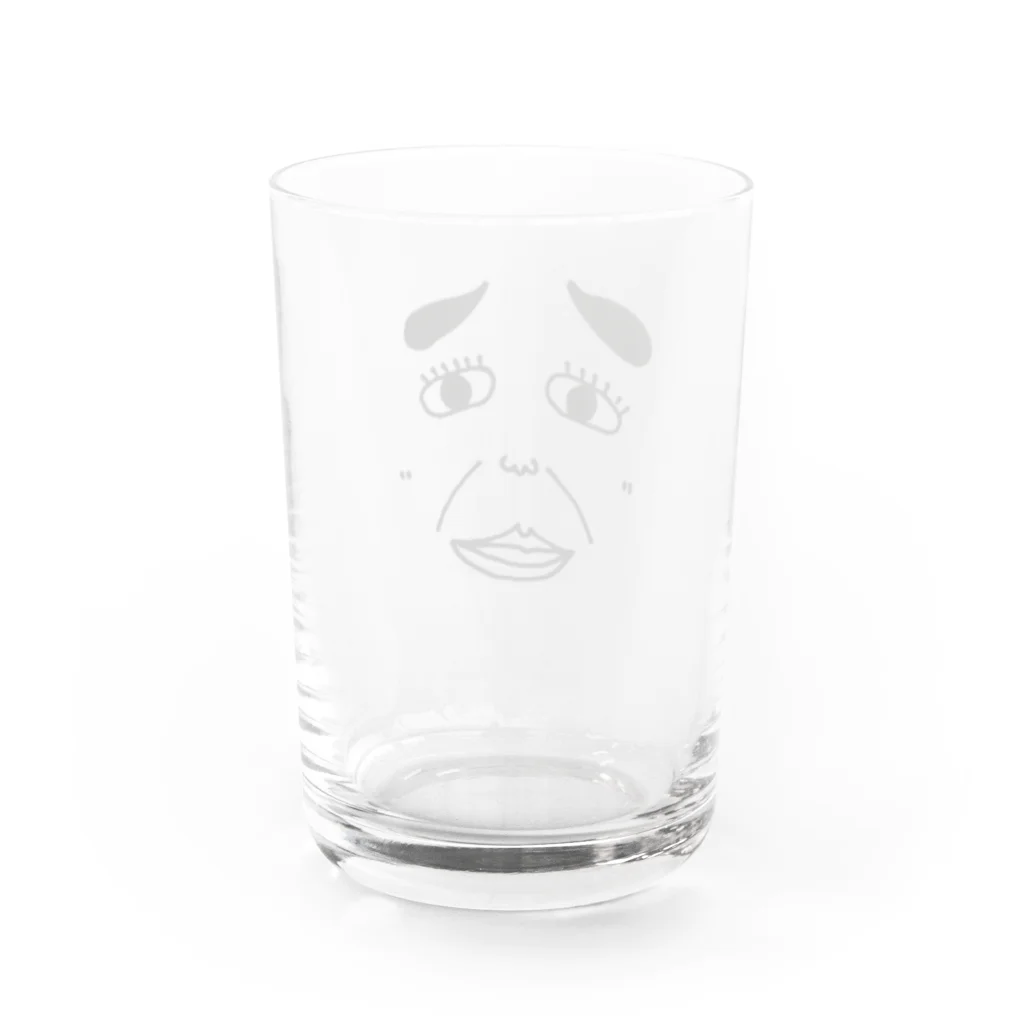 shirochansのおじさんシリーズ Water Glass :back