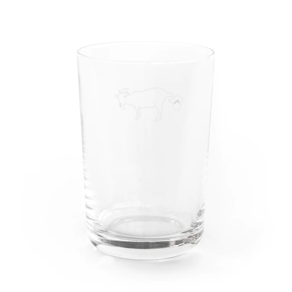 JIYUJIKANの屁ヤギ Water Glass :back