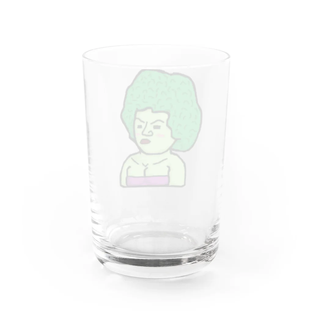 ちゃちゃまるーむのオバッコリ Water Glass :back