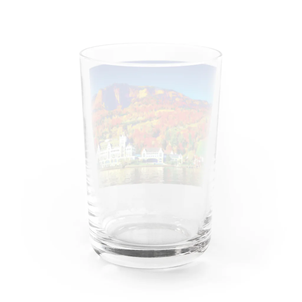 GALLERY misutawoのスイス 秋のヴィッツナウ Water Glass :back