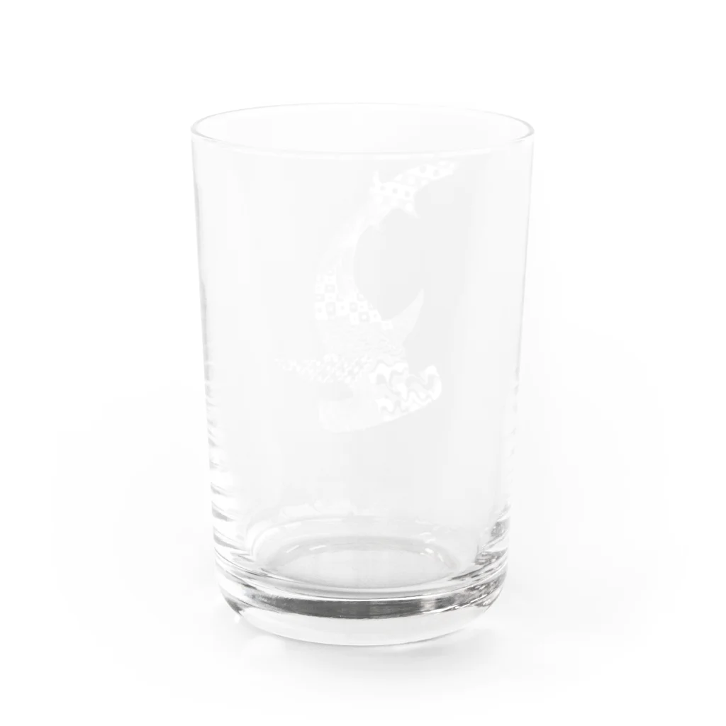 新谷べにのシュモクザメ Water Glass :back