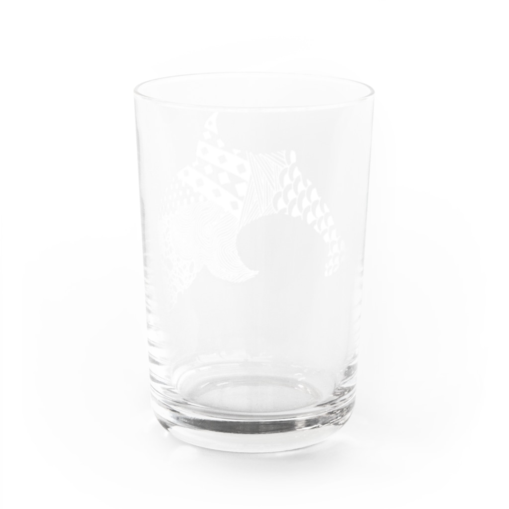 新谷べにのジンベイザメ　siro Water Glass :back