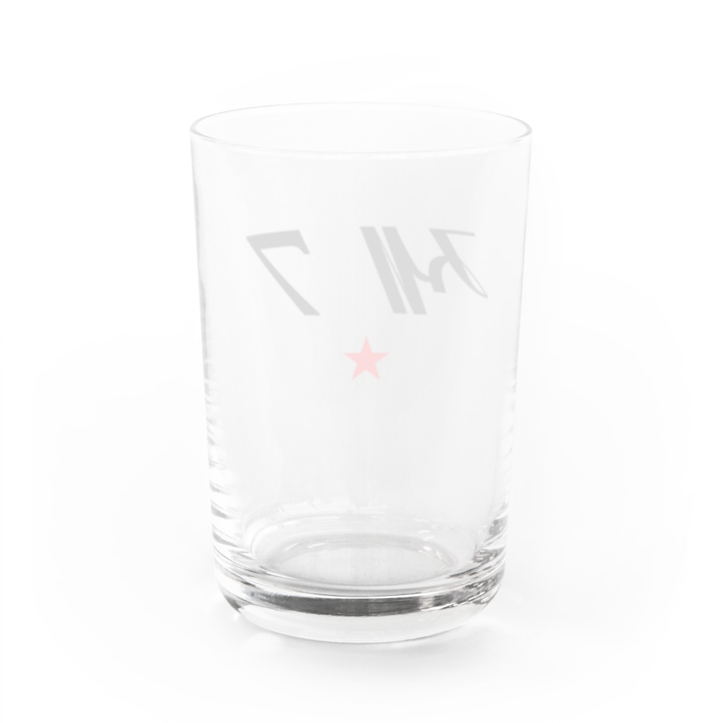 もじぐみの第七赤星 Water Glass :back