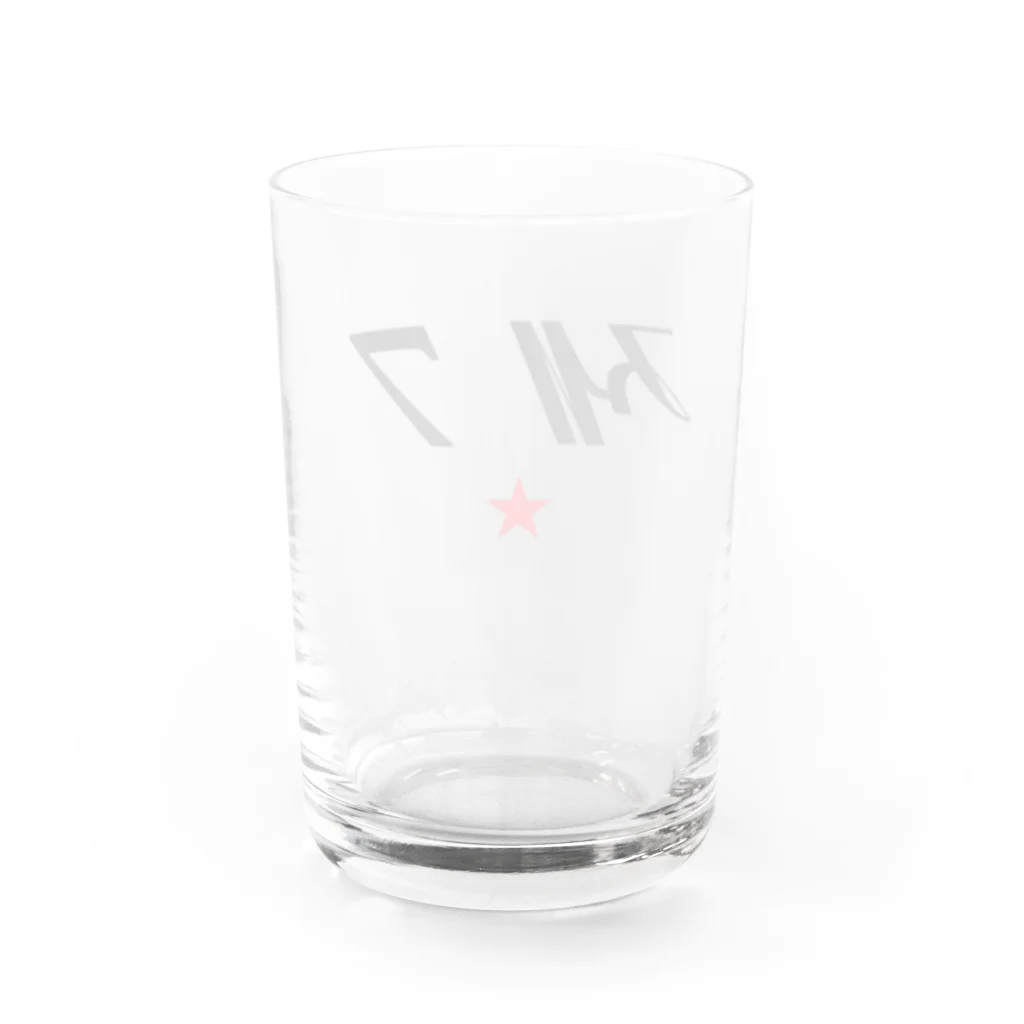 もじぐみの第七赤星 Water Glass :back