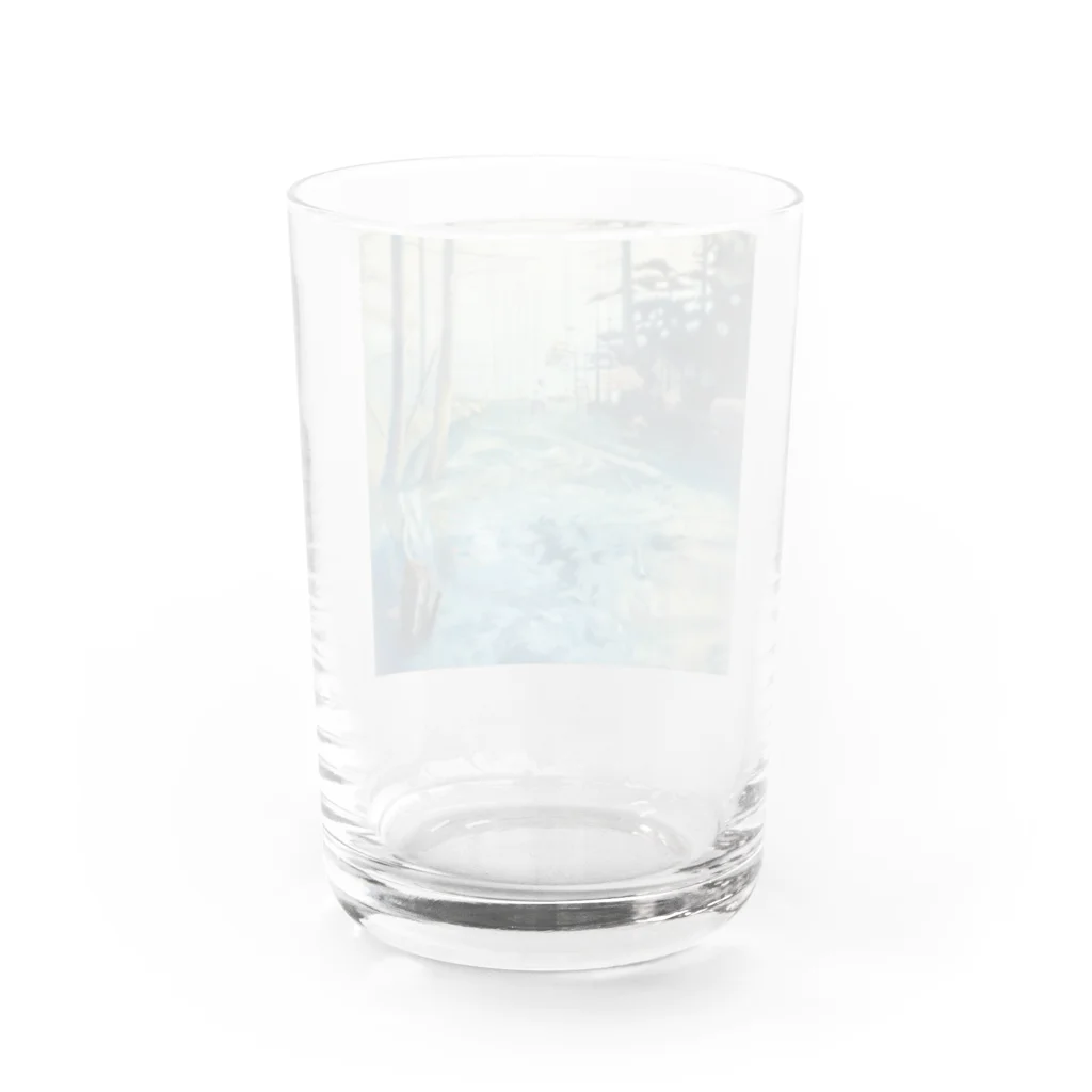 Shira_tama_7の高校生の頃の油絵2。 Water Glass :back