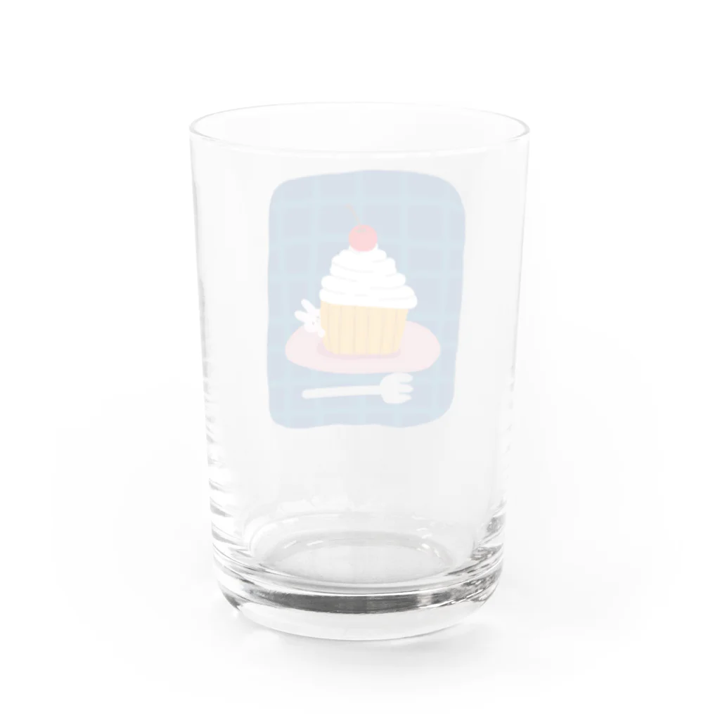 satoharuのカップケーキでかくれんぼ Water Glass :back