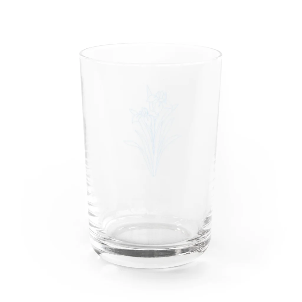 kyokokabashimaの-杜若-kakitsubata Water Glass :back