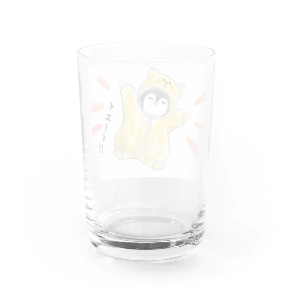 ぽとすたんぷの#ネコになりたいペンギン Water Glass :back