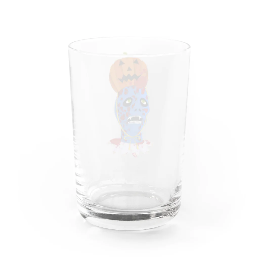 Johncreati.のハロウィンゾンビくん Water Glass :back