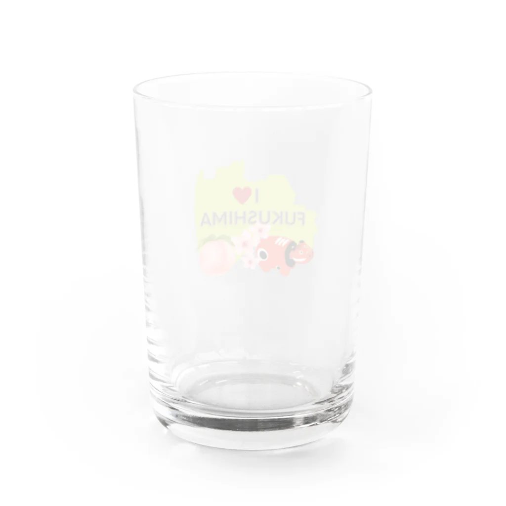 Hau’oli〜ハウオリ〜のふくしま、うつくしま！ Water Glass :back