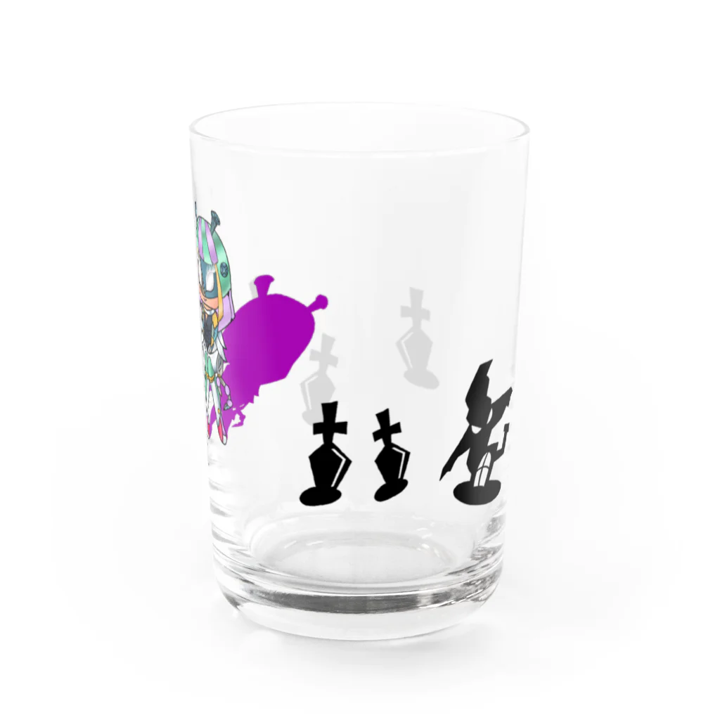 こつめちゃんのおみせのフランケンシュタイン博士の友 Water Glass :back