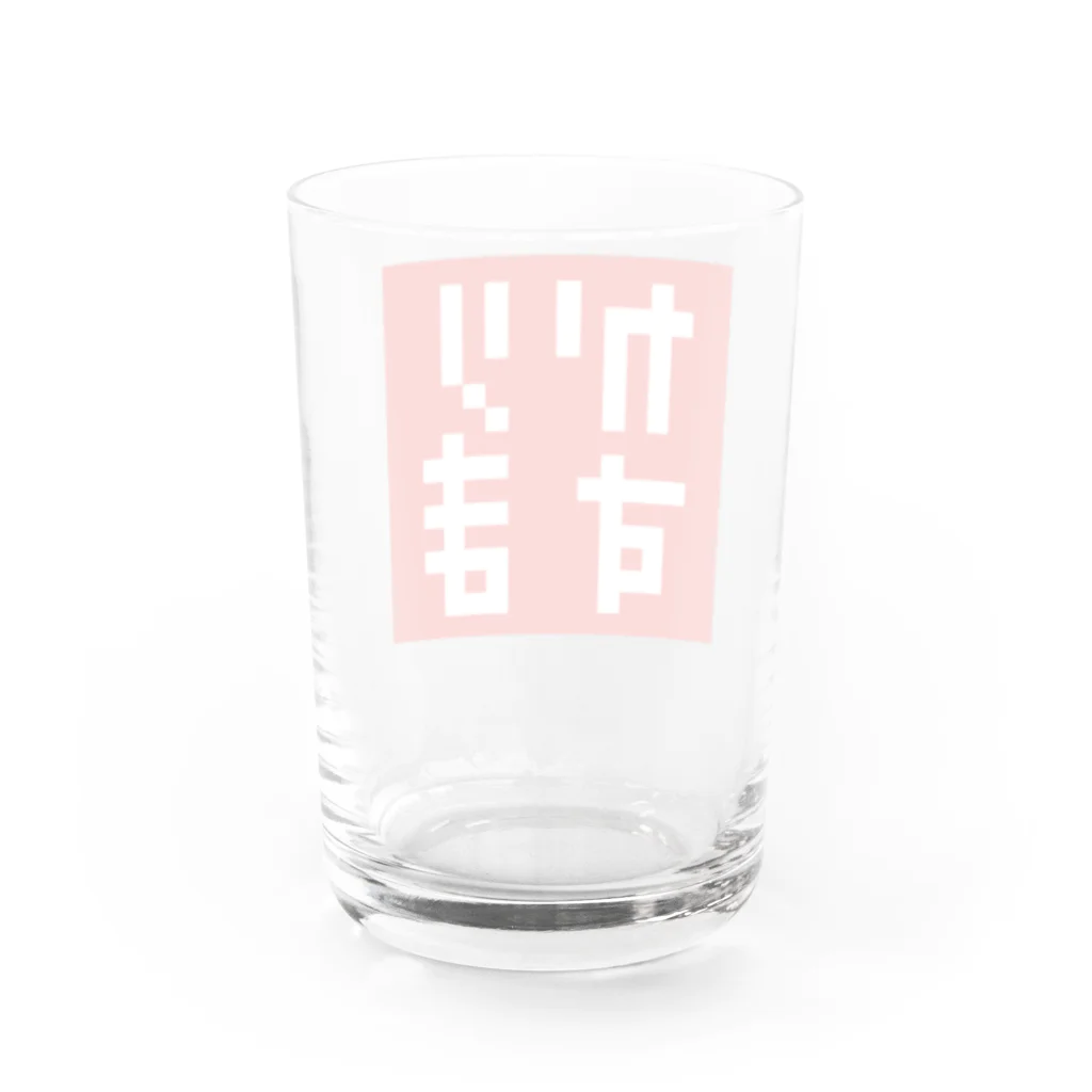 FUKUFUKUKOUBOUのドット・カリスマ(かりすま)Tシャツ・グッズシリーズ Water Glass :back