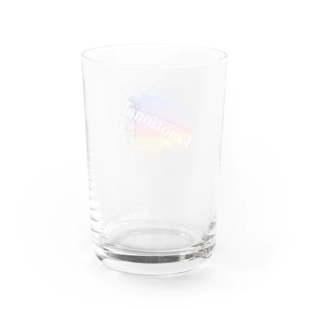 たぬき屋さん。のぶちまけた薄暮 Water Glass :back