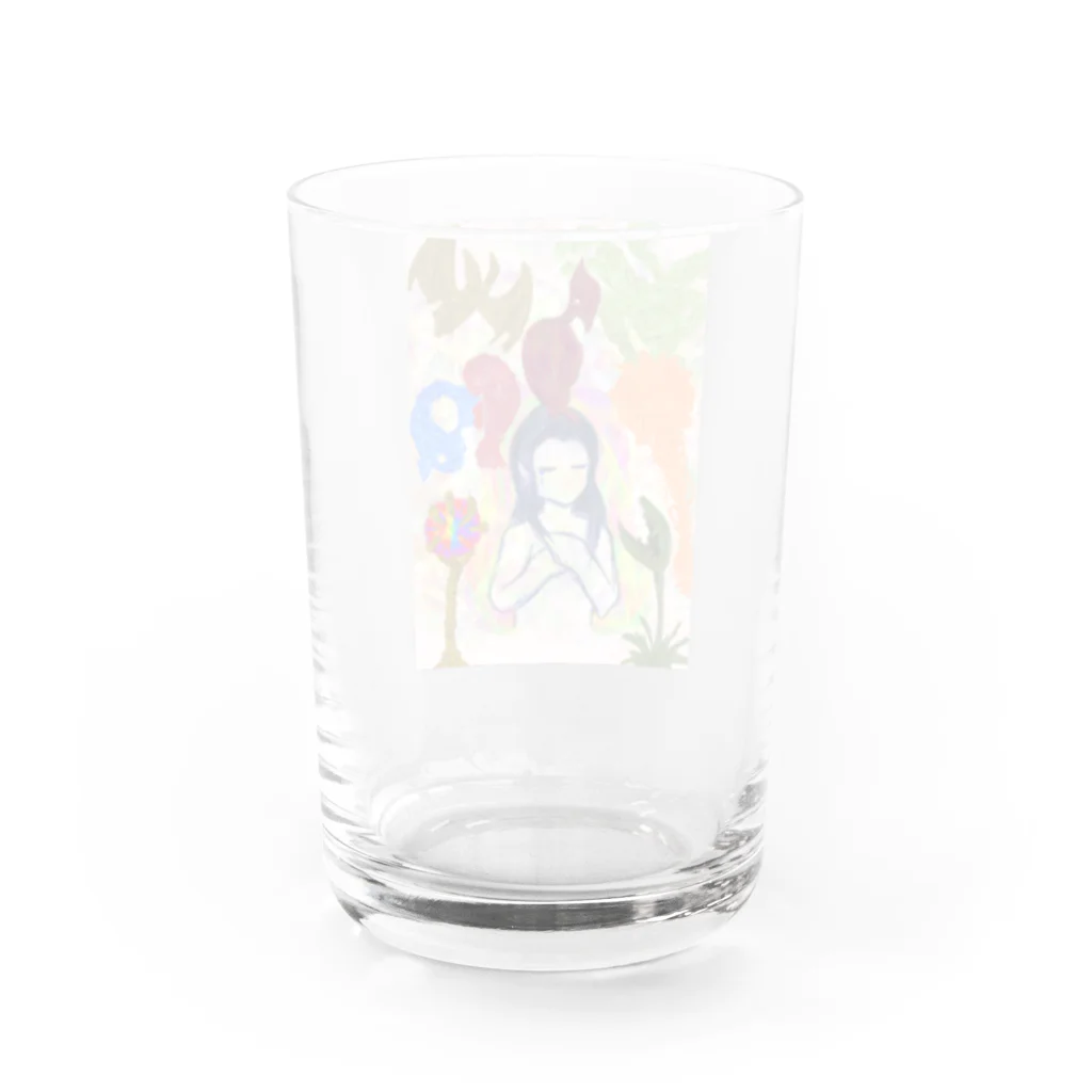 避役の激怒 Water Glass :back