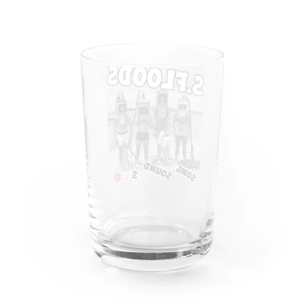 S.FLoods(エスフラ)のS.FLoods(非)公式グッズ笑 Water Glass :back