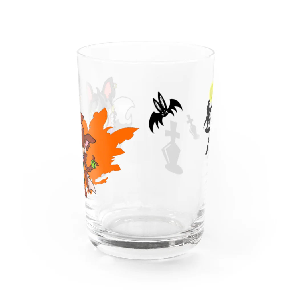 こつめちゃんのおみせのオオカミブラザーズ Water Glass :back