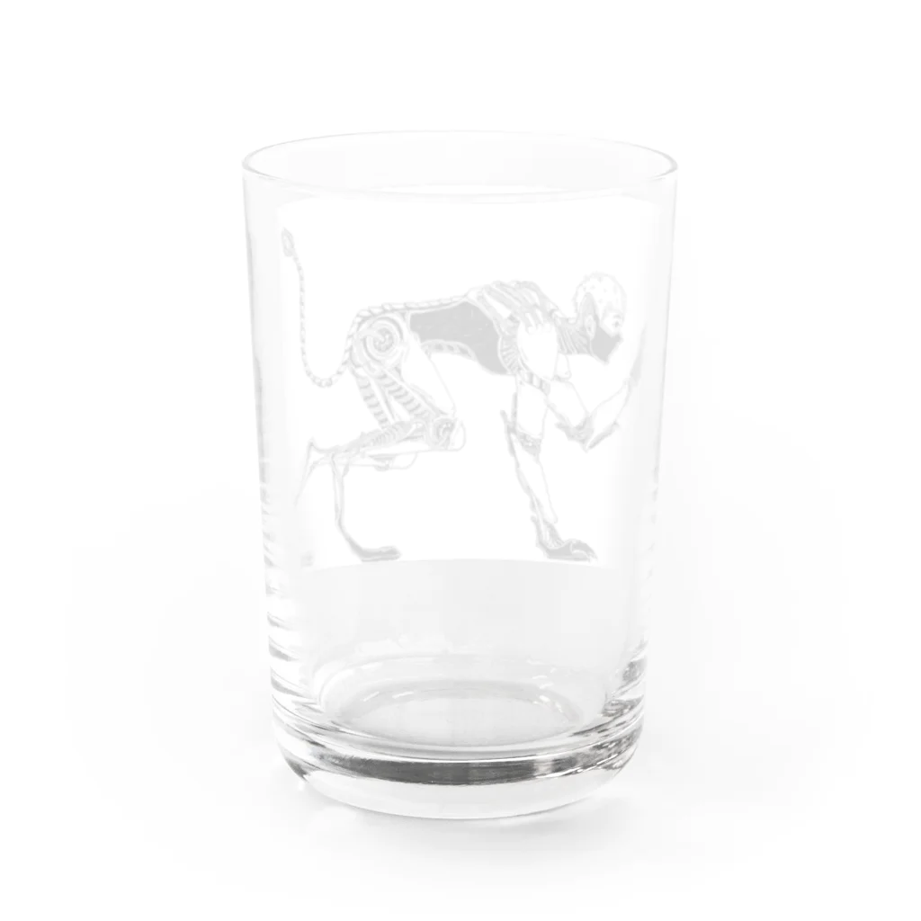 泉の豹型諜報部員 Water Glass :back